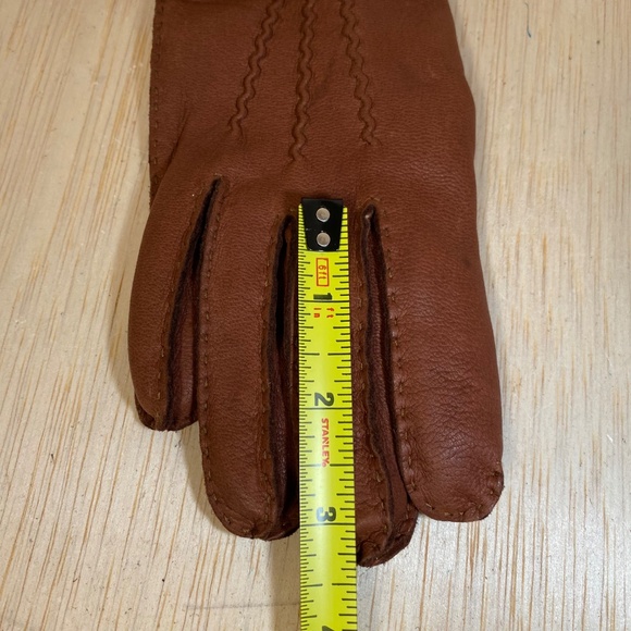 NEW! Hestra Men's Size 7 • Brown Deerskin Gloves • Classic Luxury • Wool Lined - Picture 6 of 6